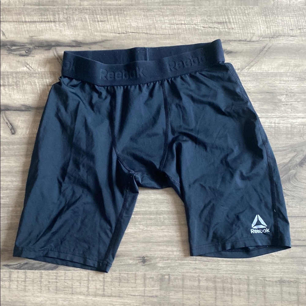 Reebok Black Athletic Compression Shorts